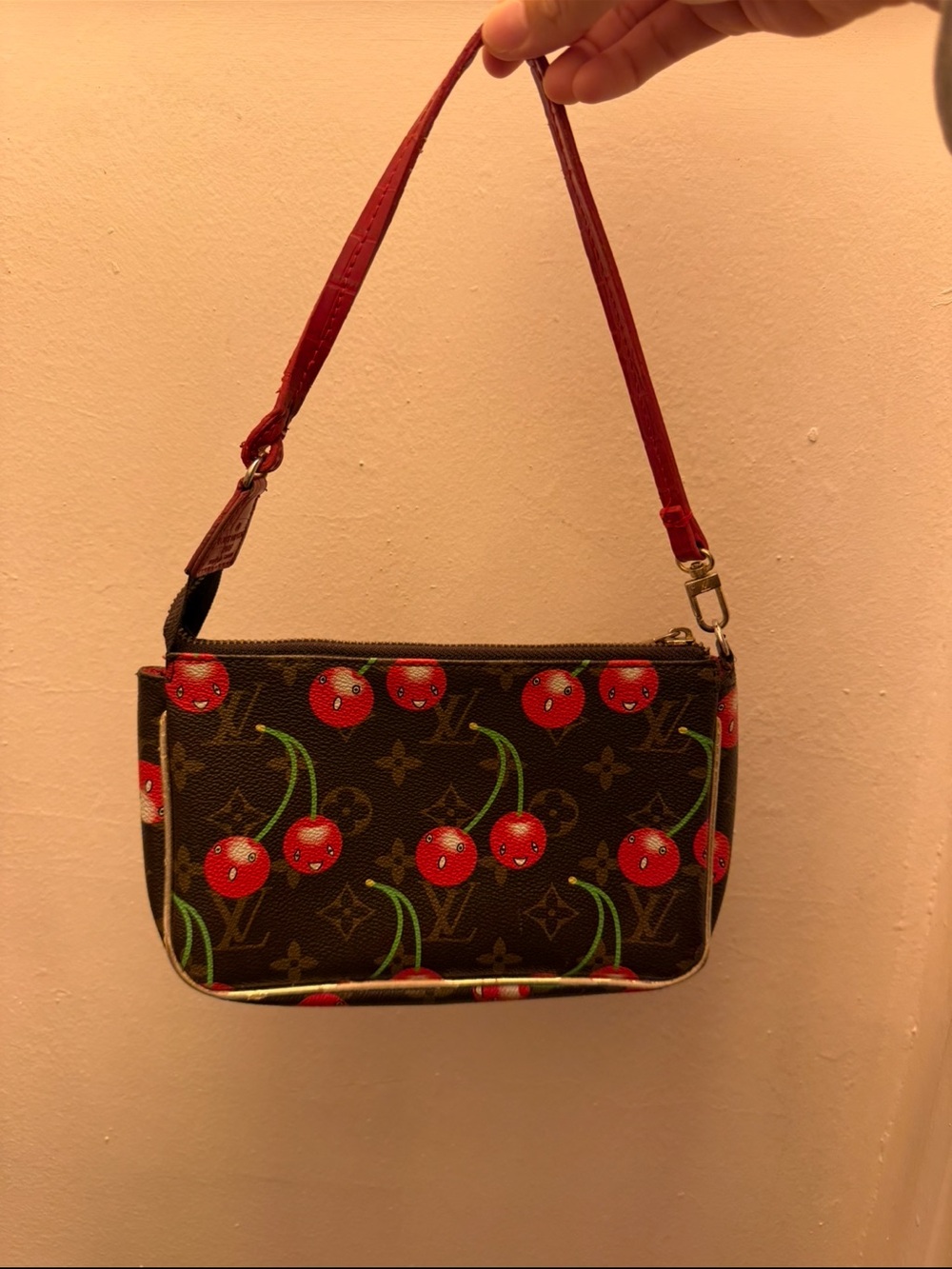 Vintage Purse with cherries